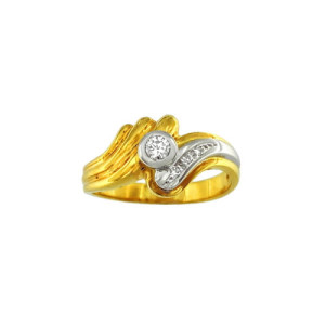 Anillo de Oro con Diamantes AN010283