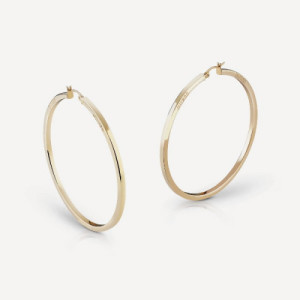 Pendientes de Aro Guess Hoops Dorados JUBE04199JWYGT