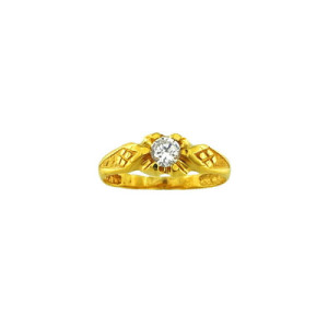 Solitario de Oro de Hombre AN010271